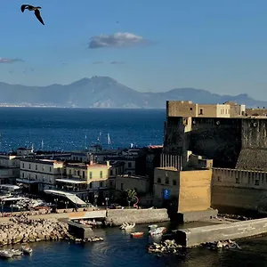 Rooftop In Front Of The Castle , Naples Italy